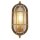 Außenwandlampe Messing Glas IP64 E27 Maritim H: 23,5 cm