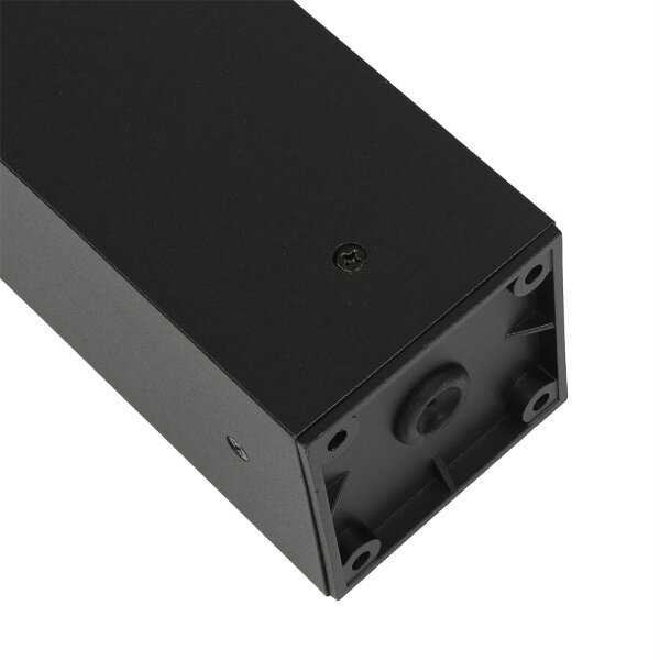 Pollerleuchte IP44 GU10 45 cm Schwarz Weiß Aluminium