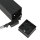 Pollerleuchte IP44 GU10 45 cm Schwarz Weiß Aluminium