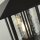 Sockelleuchte Schwarz 45 cm IP44 E27 Aluminium Glas