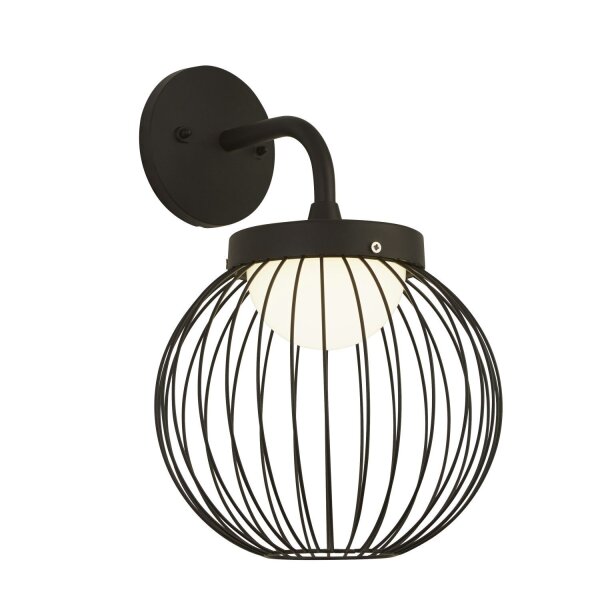 LED Außenwandleuchte IP44 Schwarz Weiß 3000 K 1460 lm