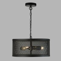 Suspension Noir Ø 45 cm en métal mesh 3x...