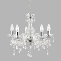 Lustre en cristal Verre Ø 48 cm 5x E14 Classique