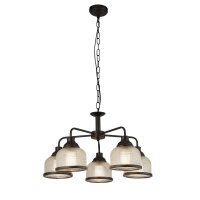 Suspension m&eacute;tal verre &Oslash; 58 cm noir clair...