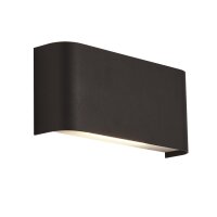 Applique murale LED Up Down Noir 3000 K Métal...