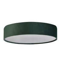 Plafonnier velours Abat-jour rond Ø 50cm H : 10cm...