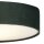 Plafonnier velours Abat-jour rond Ø 50cm H : 10cm Vert 3x E27