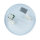 Deckenlampe Stoff Samt rund Ø 38 cm H: 10 cm Rosa 2x E27
