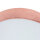 Plafonnier rond Ø 50cm H : 10cm Abat-jour rose velours 3x E27