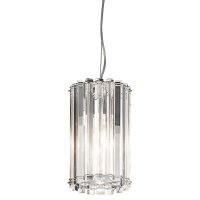 Cristal Lampe suspendue LED IP44 Ø17cm...