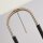 Lampadaire Blanc Argent 161 cm E27 Interrupteur à tirette Tissu Métal