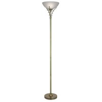 Plafonnier verre métal hauteur 179 cm E27 laiton...
