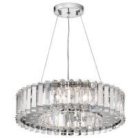 Große LED Pendelleuchte Kristall IP44...