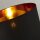 Tischlampe Schwarz Gold 58 cm hoch E27 Metall Stoff