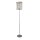 Lampadaire Cristal Métal H : 152 cm Chrome Clair 2x E14