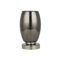 Lampe de table LED verre fumé H : 20,5 cm Ø...