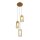 Suspension 3 flammes E14 D : 26 cm Verre Métal Moderne