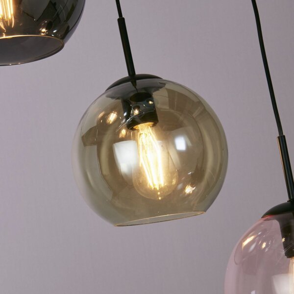 Suspension verre rond Ø 51 cm H : max. 1,2 m réglable