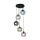 Suspension verre rond Ø 51 cm H : max. 1,2 m réglable