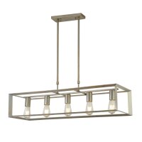 H&auml;ngeleuchte Metall l&auml;nglich B: 90 cm in...