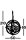 Suspension ronde Ø 60 cm en argent mat 6 flammes E14