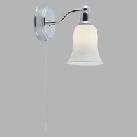 Applique murale avec interrupteur IP44 G9 verre...