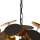 Hängelampe Schwarz Gold Ø47cm H: max. 135cm 4x E14 Metall