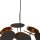 Hängeleuchte rund Ø 54 cm Metall Schwarz Gold 6x E14