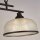 Lampe à suspendre noire claire L : 99 cm 3-flammes E27 verre métal