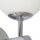 Wandlampe Bad IP44 Chrom Weiß Glas G9 mit Zugschalter