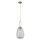 Pendelleuchte Glas Metall Ø 24 cm H: 1,3 m verstellbar E27