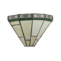 Applique en verre coloré style Tiffany L : 30,5 cm...