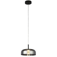 Lampe &agrave; suspendre LED verre fum&eacute; &Oslash;...