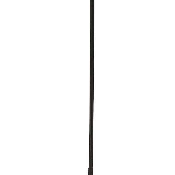 Lampe à suspendre métal E27 D : 45,5 cm en noir or