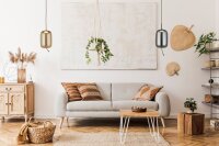 LED Pendelleuchte schmal Ø 18 cm H: max. 1,5 m...