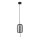 LED Pendelleuchte Grau Ø 18 cm 2700 K Glas Metall