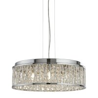 Lampe &agrave; suspendre cristal &Oslash; 48 cm H : max....