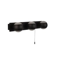 Wandlampe Up Down mit Schalter IP44 3x G9 Schwarz...