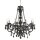 Lustre Gris Ø 74 cm verre cristal 8x E14