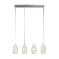 LED H&auml;ngeleuchte Glas B: 75,5 cm H: max. 150 cm...
