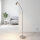 Lampadaire en métal 133-167 cm réglable en argent GU10