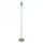 Lampadaire en métal 133-167 cm réglable en argent GU10