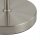 Lampadaire en métal 133-167 cm réglable en argent GU10