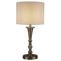 Lampe de table E27 62 cm &Oslash; 30 cm en laiton antique...