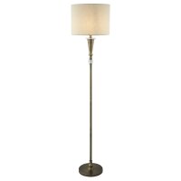 Lampadaire laiton antique naturel 165 cm E27 m&eacute;tal...