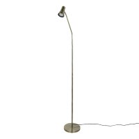 Stehleuchte Messing Antik GU10 133-167 cm verstellbar Metall