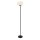 Stehlampe Schwarz Weiß E27 160 cm Glas Metall RAMIREZ