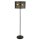 Lampadaire Salon 145 cm petit métal 2x E27 noir