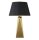 Lampe de table Or Noir 58 cm Tissu M&eacute;tal R&eacute;tro E27