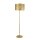 Lampadaire or 145 cm métal rétro design 2x E27